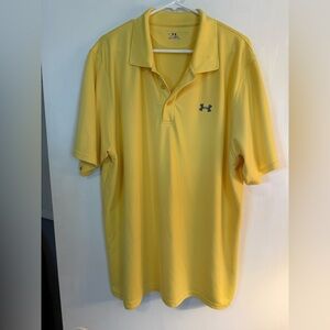 Under Armour Yellow Performance Polo Shirt